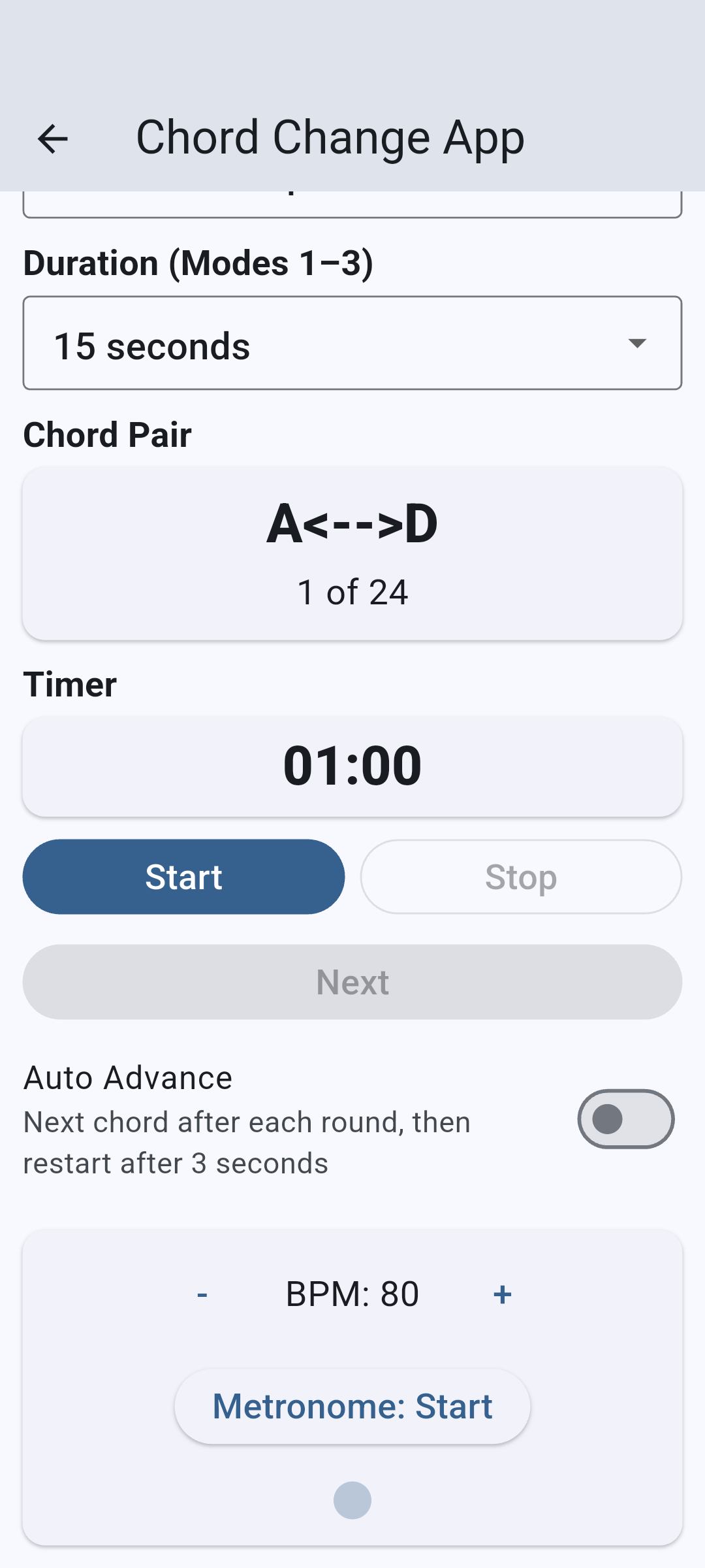 Fretboard Note Trainer screenshot 2
